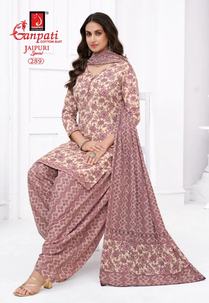 Jaipuri Patiyala Vol 13 By Ganpati Cotton Printed Dress Material Orders In India